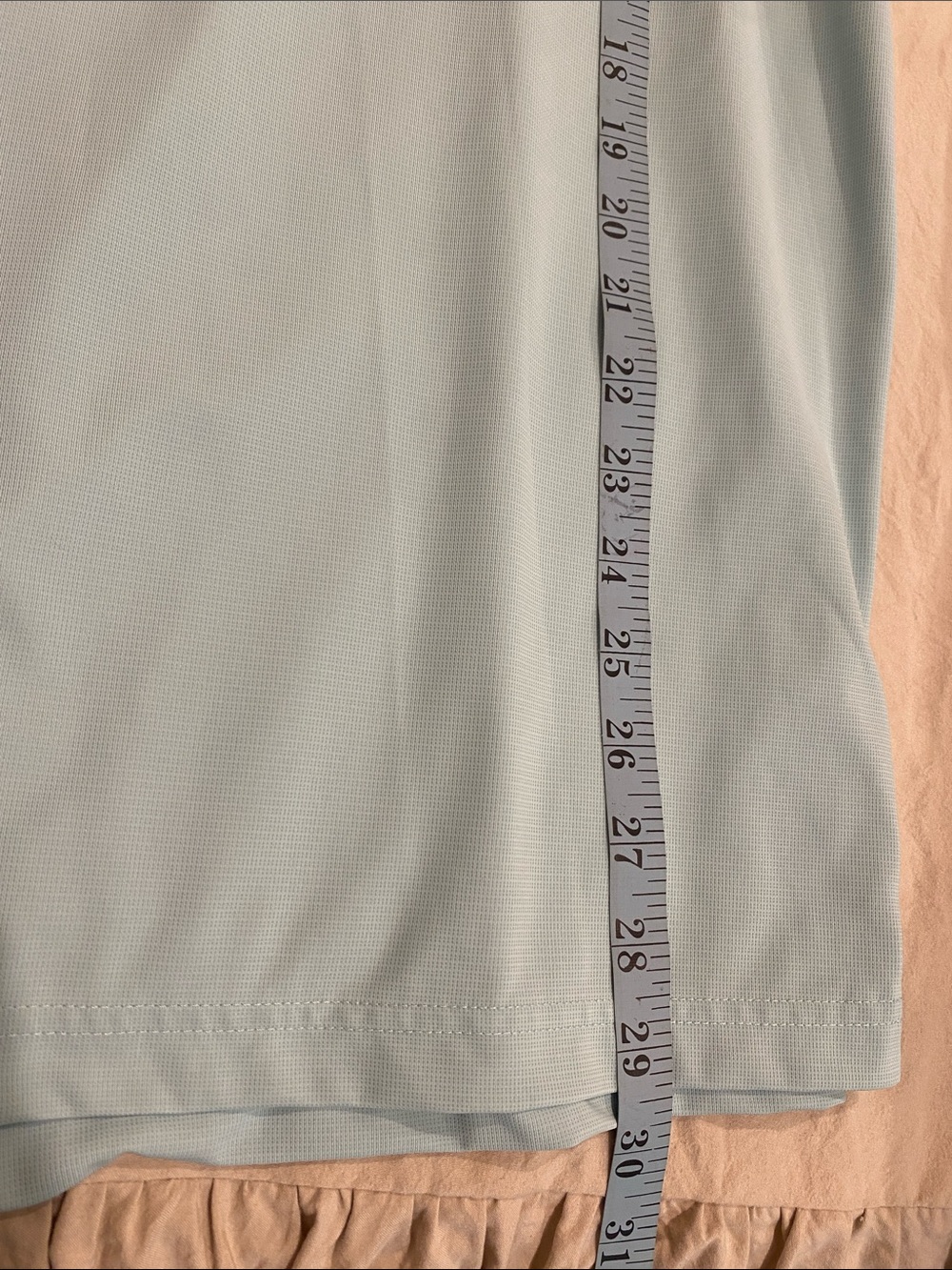 Men's Light Blue Performance Polo Shirt - Picture 6 of 6